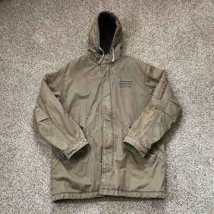 Abercrombie and Fitch Men's Medium Hooded Coat Jacket.